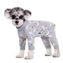 Dog Surgery Recovery Suit for Small Dogs, Four-Leg Long Sleeve