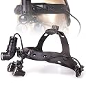 Surgical Loupes Dental 2.5X 3.5X Dental Binocular Magnifier Headband with 5W with Aluminum Box,2.5,3.5X