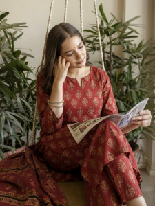Surhi Pack of 2 Printed Pure Cotton