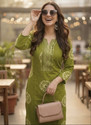 Surhi Printed Pure Cotton Straight Kurta for