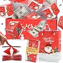 Surprise Gift Box Explosion for Money, Pop-Up Money Gift Box Explosion – Surprise Gift Boxes for Christmas, Birthdays, Anniversaries &amp; Valentine's Day (Red A, 10 Boxes)
