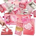 Surprise Gift Box Explosion for Money, Pop-Up Money Gift Box Explosion – Surprise Gift Boxes for Christmas, Birthdays, Anniversaries &amp; Valentine's Day (Pink C, 10 Boxes)