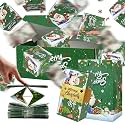 Surprise Gift Box Explosion for Money, Pop-Up Money Gift Box Explosion – Surprise Gift Boxes for Christmas, Birthdays, Anniversaries &amp; Valentine's Day (Green E, 10 Boxes)