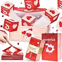 Surprise Gift Box Explosion for Money, Pop-Up Money Gift Box Explosion – Surprise Gift Boxes for Christmas, Birthdays, Anniversaries &amp; Valentine's Day (Pink A, 10 Boxes)