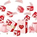 Surprise Gift Box Explosion for Money, Pop-Up Money Gift Box Explosion – Surprise Gift Boxes for Christmas, Birthdays, Anniversaries &amp; Valentine's Day (Pink B, 10 Boxes)