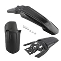 Surron Front Rear Fender Set,3pcs Shock Front Rear Mud Guard For Sur Ron Light Bee Segway X/S X260 X160-Black