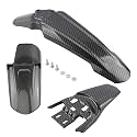 Surron Front Rear Fender Set,3pcs Shock Front Rear Mud Guard For Sur Ron Light Bee Segway X/S X260 X160 Imitation Carbon Fiber