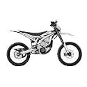 Surron Ultra Bee Graphics Kit Wrap - Solid White - Sur-Ron Skin - Premium 3M Vinyl Protective Wrap Decal Cover - Easy to Apply | Crafted in The USA by MightySkins