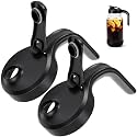 Sursip 2 Pack Glass Mason Jar Pitcher Pour Spout Lid, Airtight &amp; Leakproof