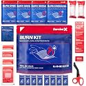 SurviveX Burn Care Kit - Cooling Hydrogel Dressings with Tea Tree Oil