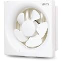Surya Beachair 10'' 250mm Plastic Ventilation Fan (White-Black), Standard (SU-BEACHAIR_10"-WH)