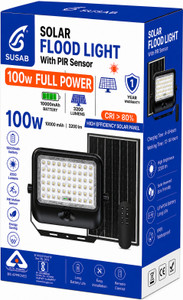 susab solar panel flood light 3in1 color solar light set wall mounted pack of 1
