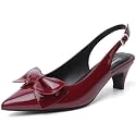 Susanny Kitten Heels for Women Closed Pointed