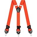 Suspenders for Men with Clip &amp; 6 Buttons 1.4in Y-Shape Stainless Steel