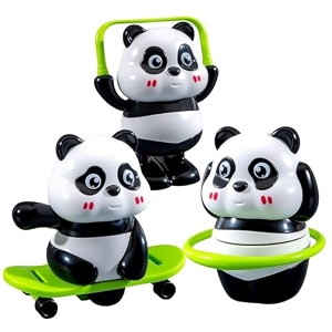 cute panda toy set for kids 3 pcs