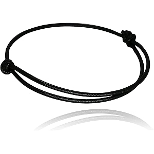 evil eye thread evileye pack of 1 black thread bracelet stylish adjustable nautical braided rope wrist band for men women girls boys black