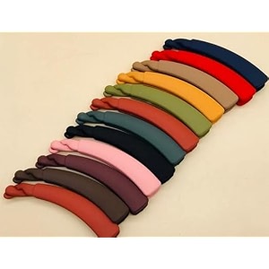 multicolor banana hair clip for women amp girls  non-slip claw clip  glossy finish resin hair accessory  for thick curly amp long hair  stylish daily use claws