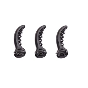 susvij trending premium banana hair clutchermirchi hair clipclaw clip for women and girls pack of 3 black mirchi clips 3