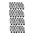 SUSVIJ Trending Premium Glossy Black Metal Tic Tac Hair Clips for Women Pack of 48 Pieces (TICTAC CLIPS 48)
