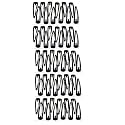 SUSVIJ Trending Premium Glossy Black Metal Tic Tac Hair Clips for Women Pack of 60 Pieces (TICTAC CLIPS 60)