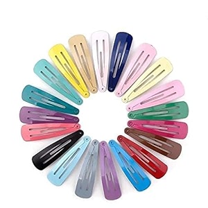 susvij trending premium glossy multicolor metal tic tac hair clips for women pack of 36 piecesmulticolor tictac clips 36