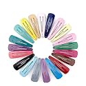 SUSVIJ Trending Premium Glossy Multicolor Metal Tic Tac Hair Clips for Women Pack of 36 Pieces(MULTICOLOR TICTAC CLIPS 36)