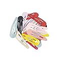 SUSVIJ Trending Premium Glossy Multicolor Metal Tic Tac Hair Clips for Women Pack of 24 Pieces (MULTICOLOR TICTAC CLIPS 24)