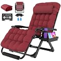 Suteck Oversized Zero Gravity Chair,500LBS 33In XXL Outdoor Recliner Chairs