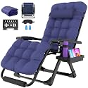 Suteck Oversized Zero Gravity Chair, 500LBS 29In XL Outdoor Recliner Chairs