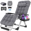 Suteck Oversized Zero Gravity Chair, 500LBS 29In XL Outdoor Recliner Chairs