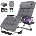 Suteck Oversized Zero Gravity Chair,500LBS 33In XXL Outdoor Recliner Chairs