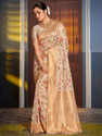 Sutriti Woven Banarasi Silk Blend Saree Cream