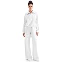SUUKSESS Women 2 Piece Lounge Matching Set Wide Leg Sweatpant Half Zip Sweatshirt