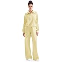 SUUKSESS Women 2 Piece Lounge Matching Set Wide Leg Sweatpant Half Zip Sweatshirt