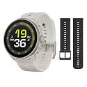 SUUNTO Run Sport Watch, Running GPS Watch Frost Gray (w/Silicone Strap) 22 ATH6 Silicone Strap All Black S+M