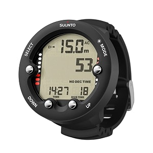 suunto zoop novo wrist scuba diving computer black
