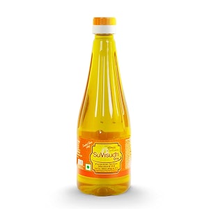 suvisudh cold pressed chemical free yellow mustard oil-500ml  ideal for cooking amp pickling  rich in mufa pufa omega 3 amp 6 no cholesterol antioxidants  perfect blend of taste amp aroma