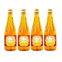 Suvisudh Wood Cold Pressed Yellow Mustard Oil - 2L (500ml, Pack of 4)