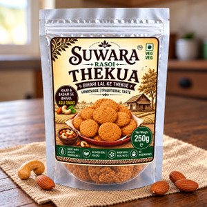 SUWARA Thekua Cookies Biscuit Kaju