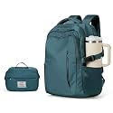 Travel Backpack for Women Airline Approved Carry On, Large Laptop Backpack for Men, Flight Approved Luggage Backpack (Blue-with Toiletry Bag)