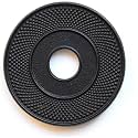 suyika Cast Iron Mat with Rubber Pegs/Feet for Japanese Tea Kettle Cast Iron Teapot Black Trivet 5.3in