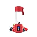 Suzec Portable Electric USB Juice Maker Juicer Bottle Blender Grinder Mixer,6 Blades Rechargeable Bottle with (Multi color)