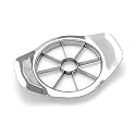 Suzec Stainless Steel Apple Slicer 8-Blade, Stainless Steel Apple Cutter, Ultra-Sharp Apple Cutter, Pitter, Wedger, Divider