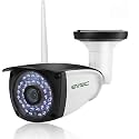 SV3C WiFi Camera Outdoor, 1080P ONVIF Conformance Two-Way Audio Security Camera, Motion Detection IP Cameras, Night Vision Surveillance Alarm Cam for Indoor Outdoor, Support Max 128GB SD Card Record