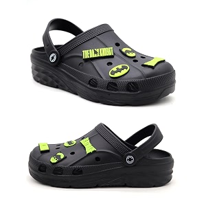 SVAAR Batman Mens Clogs with Authentic Batman