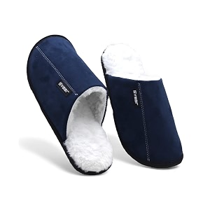 SVAAR Mens Warm Winter Slippers Cozy Fur