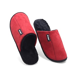 SVAAR Mens Warm Winter Slippers Cozy Fur