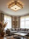 Svah Elegant Crystal Flush Mount Ceiling Light
