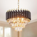 Svah Luxury 3-Tiers Crystal Chandelier 300mm Gold