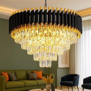 Svah Luxury 4-Tiers Crystal Chandelier 500mm Gold